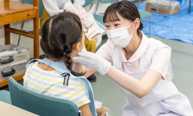歯の健康展の様子