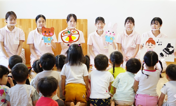 保育園臨地実習の様子