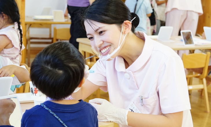 保育園臨地実習の様子